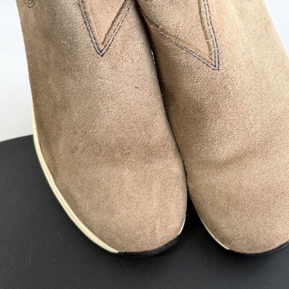 Blundstone Chelsea Boots Mens 8 Brown Suede Pull On Ankle Boots READ Damage main image 8